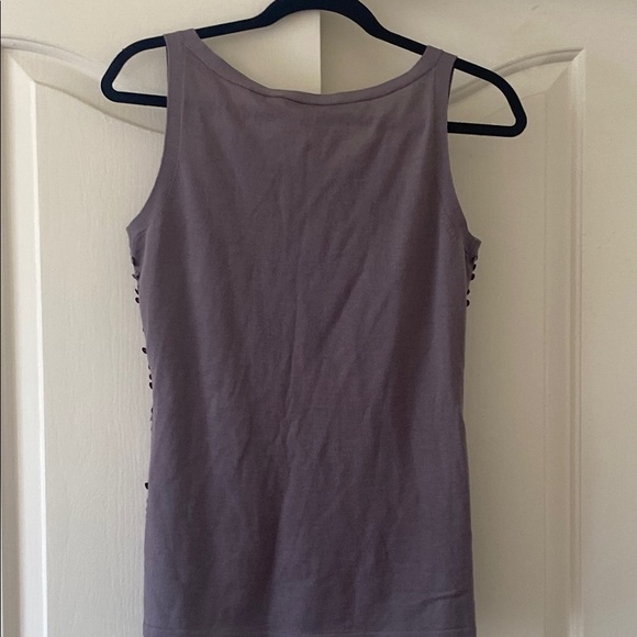 Eileen Fisher Sequin Tank in Purple - Picture 2 of 6